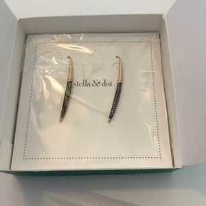 Stella & Dot New Moon Earrings